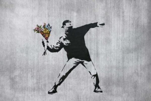 Banksy - "Flower Thrower"