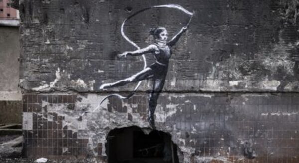 Mural Banksy'ego w Ukrainie