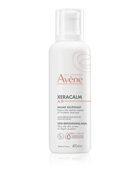 Balsam do skóry suchej i atopowej Avène XeraCalm A.D. Lipid-Replenishing Balm. Zdjęcie produktowe.