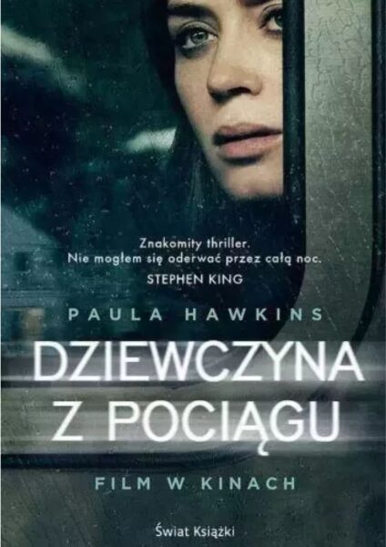 Okładka książki „Dziewczyna z pociągu” – Paula Hawkins.