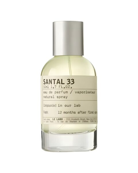 Perfumy Le Labo Santal 33. Zdjęcie produktowe.