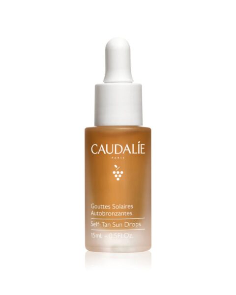 Krople samoopalające do twarzy Caudalie Vinobronze. Zdjęcie produktowe.