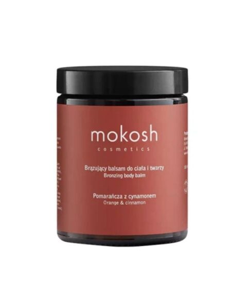 Balsam brązujący do ciała i twarzy Mokosh. Zdjęcie produktowe.