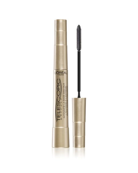 Tusz wydłużająco-pogrubiający L'Oréal Paris Telescopic Mascara. Zdjęcie produktowe.