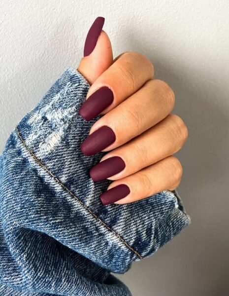 Blood moon manicure.