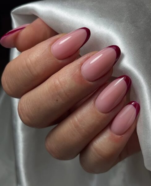 Blood moon manicure.