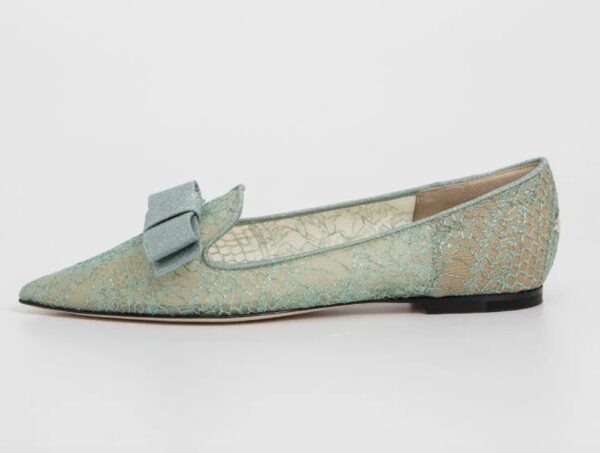 Koronkowe baleriny Gala - Jimmy Choo /Zalando-lounge.pl