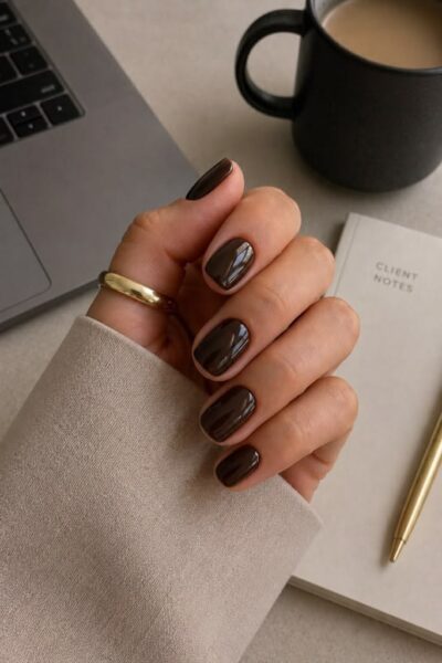 Espresso manicure.